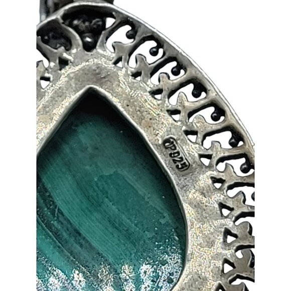 Doug Paulus Sterling Teardrop Pendant DP 925 India Teardrop Shaped - Picture 5 of 16